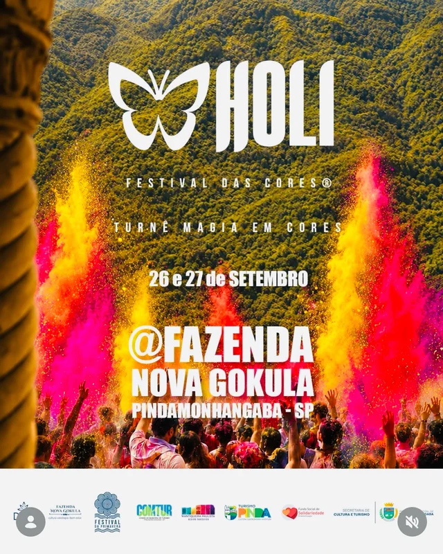 Holi Festival das Cores